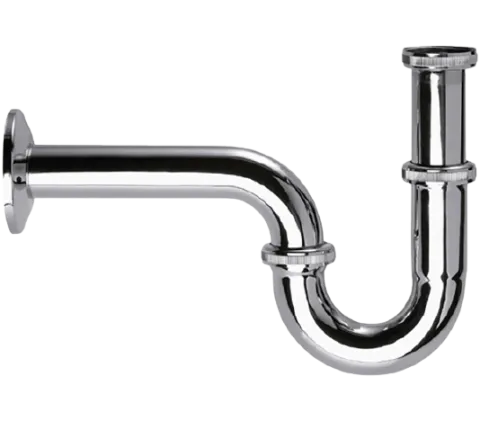 Сифон для раковины латунный 1 1/4" Remer 977114, хром