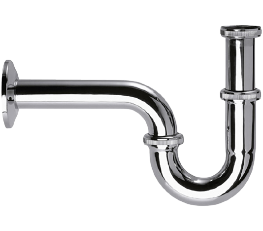 Сифон для раковины латунный 1 1/4" Remer 977114, хром