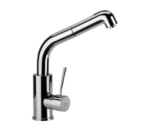 Смеситель для кухни с вытяжным изливом Remer N83C, хром