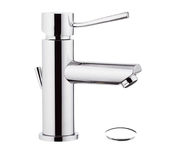 Смеситель для раковины с донным клапаном Remer N10, хром