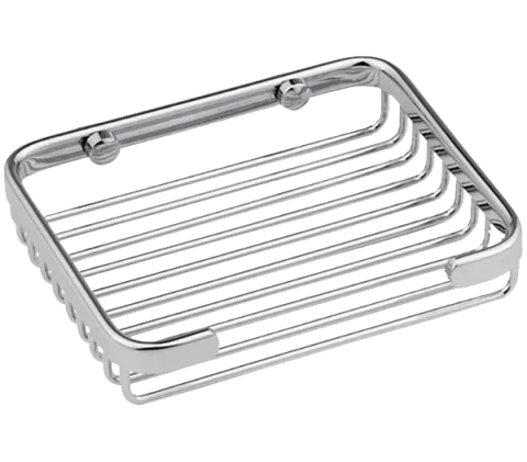 Полочка корзинка из латуни Remer RB212CR, хром