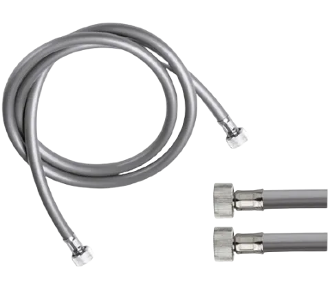Шланг для душа PVC цвета серый металлик 120см Remer 332MT120, хром
