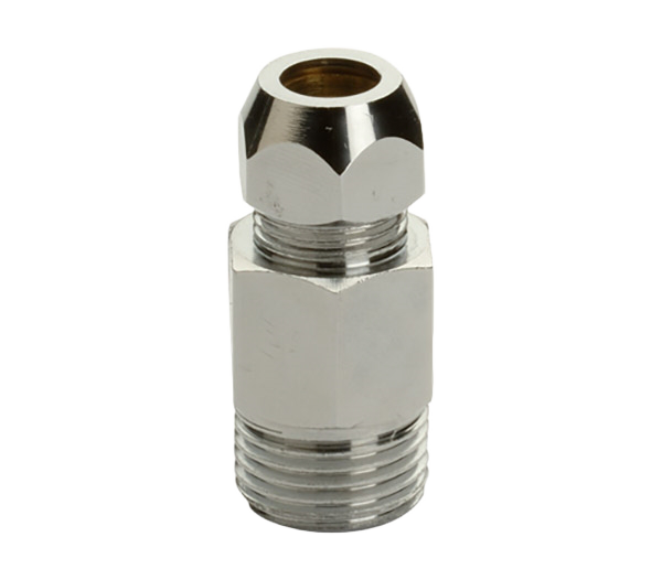 Удлиненный штуцер / цанга Remer 125L1210, хром