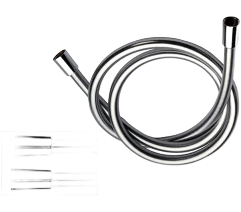 Шланг для душа из PVC с двумя гайками конической формы 120см Remer 332CN2G120, хром
