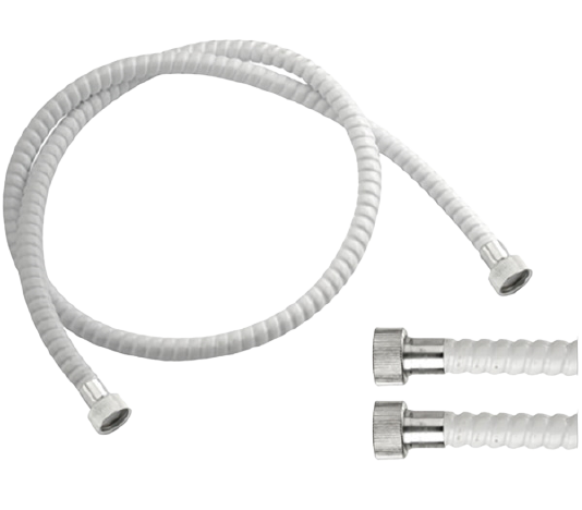 Шланг для душа Spyroflex из PVC 120см Remer 334BI120, белый матовый