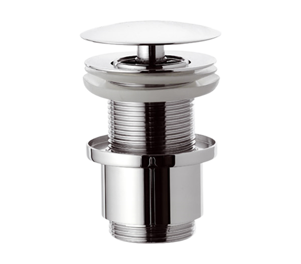 Донный клапан без закрывания стока короткий без перелива 1 1/4" Remer 9072114, хром