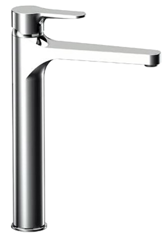 Смеситель для раковины высокий с донным клапаном Remer W10L, хром