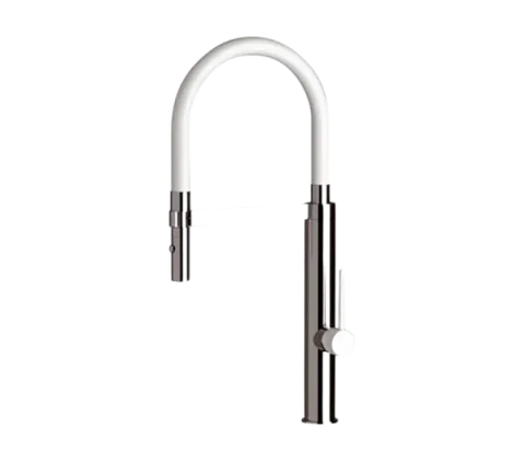Смеситель для кухни высокий с гибким изливом Remer NK526, хром