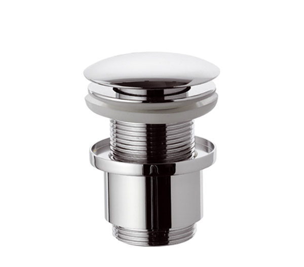Донный клапан click-clack короткий без перелива 1 1/4" Remer 904CC2114, хром