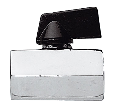 Кран шаровый mini внутр/внутр 1/4" Remer 372FF14, хром