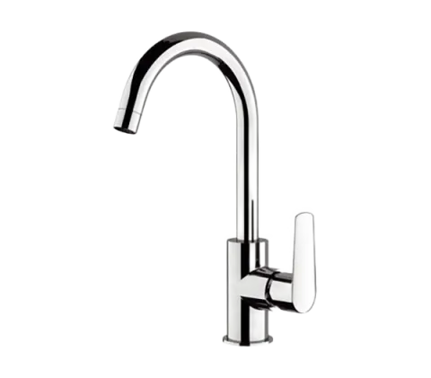 Смеситель для раковины поворотный излив Remer V72, хром