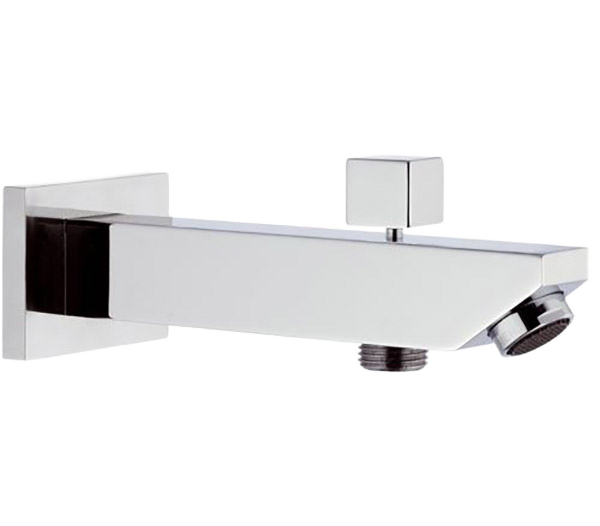 Излив на ванну настенный с переключателем для душа 18см Remer 91SD, хром