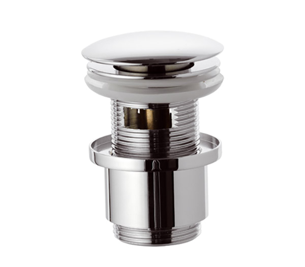 Донный клапан click-clack с переливом короткий 1 1/4" Remer 905CC2114, хром