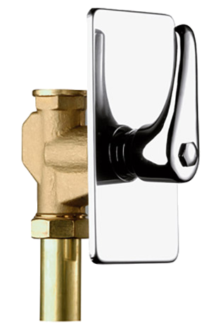 Кран для смыва скрытого монтажа вход 3/4" Remer 17134, хром