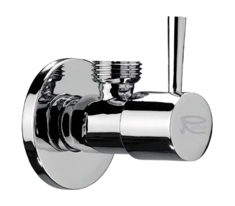 Кран угловой для подключения смесителей 1/2х3/8 Remer 128L1238, хром
