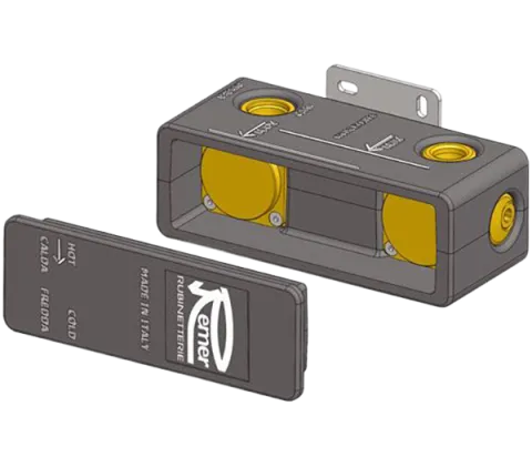 Монтажная коробка для встраиваемых смесителей на раковину (для …15KB) Remer RRBOX15
