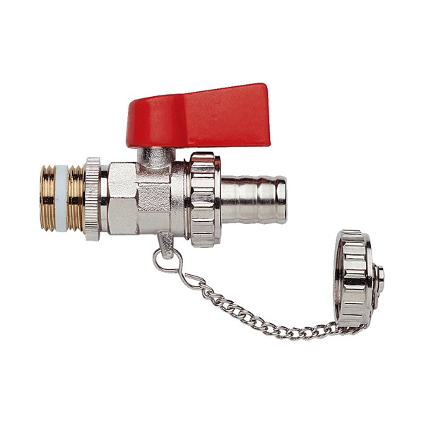 Кран шаровый 1/2" со штуцером Remer 37712