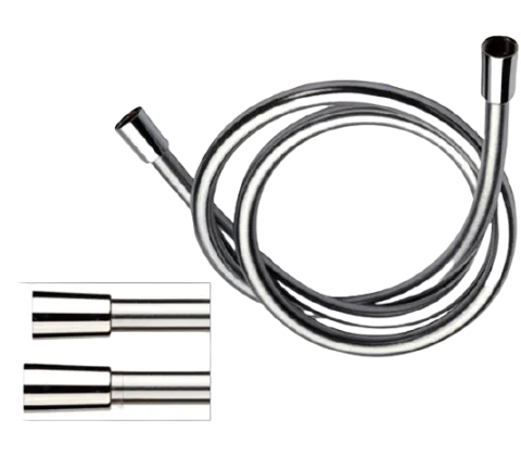 Шланг для душа из PVC с двумя гайками конической формы 200см Remer 332CN2G200, хром