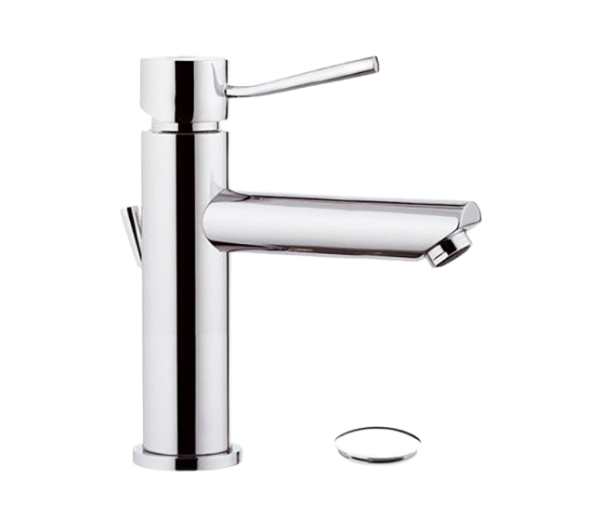 Смеситель для раковины с донным клапаном Remer N10A, хром