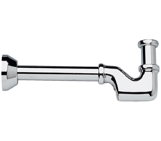 Сифон для биде и раковины латунный 1 1/4" Remer 956114, хром