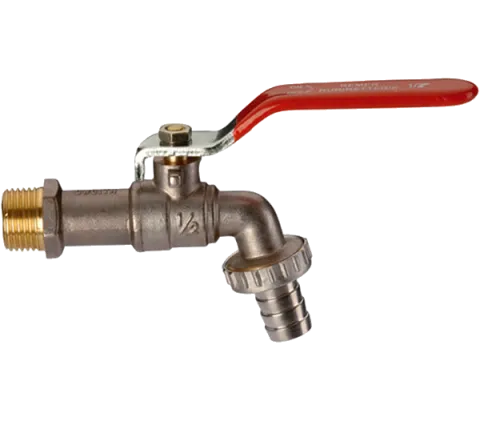 Кран шаровый водоразборный со штуцером под шланг 3/4" Remer 19834, хром