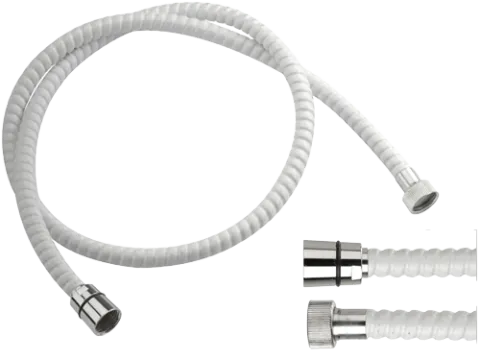 Шланг для душа из PVC конусная гайка 150см Remer 334CNBI150, хром