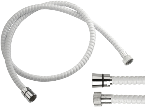 Шланг для душа из PVC конусная гайка 150см Remer 334CNBI150, хром