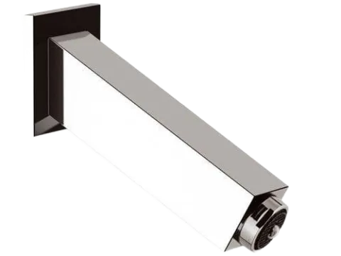 Излив на ванну настенный q-color с LED multi подсветка 16см Remer 91QR, хром