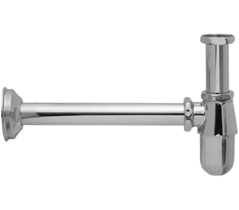 Сифон для раковины латунный 1 1/4" Remer 970114, хром