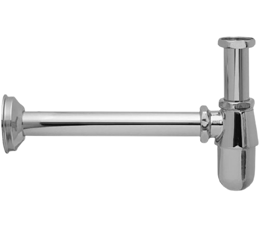 Сифон для раковины латунный 1 1/4" Remer 970114, хром