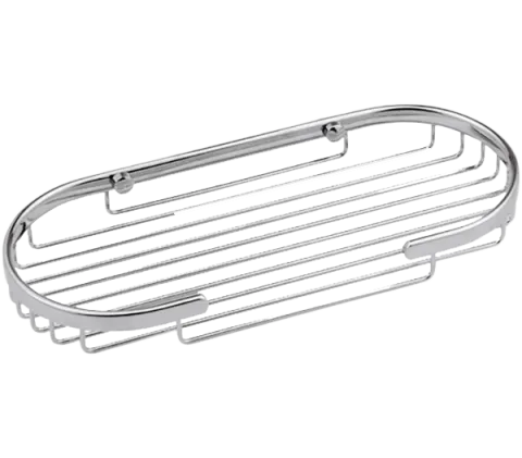 Овальная мыльница большая 25х12 Remer RB282CR, хром