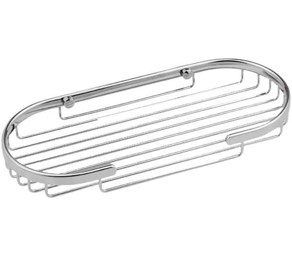 Овальная мыльница большая 25х12 Remer RB282CR, хром