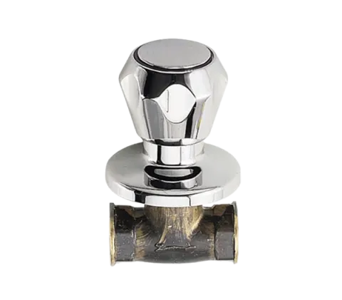 Кран проходной скрытого монтажа Remer 31EX, хром