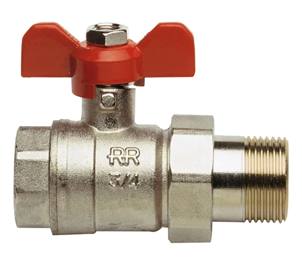 Кран шаровый с американкой внутр/нар 1 1/4" Remer 366114, хром